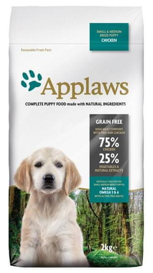 Applaws Dog Dry Puppy S & M Breed Chicken 2 kg