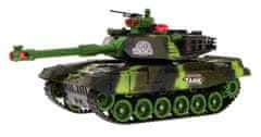 Mamido Tank na diaľkové ovládanie R / C 1:18 zelený