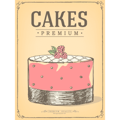 Retro Cedule Ceduľa Premium Quality - Cakes Premium