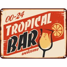 Retro Cedule Ceduľa Tropical Bar