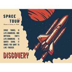 Retro Cedule Ceduľa Vesmír Edition - Discovery