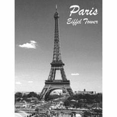 Retro Cedule Ceduľa Paris Eiffel Tower - Paríž