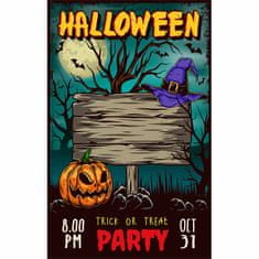 Retro Cedule Ceduľa Halloween Party 3