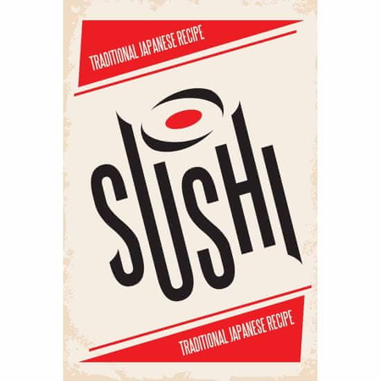 Retro Cedule Ceduľa Sushi