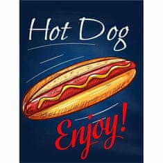 Retro Cedule Ceduľa Restaurant Menu 2 - Hot Dog