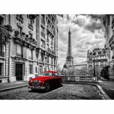 Retro Cedule Ceduľa Paríž - Red Car