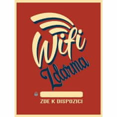 Retro Cedule Ceduľa Wifi Zdarma