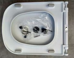 CERSANIT Caspia, antibakteriálne toaletné sedátko z duroplastu, biela, K98-0145