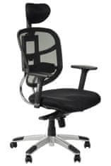 STEMA Otočná stolička s predĺženým sedadlom HN-5018 BLACK