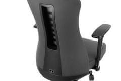 STEMA Otočná ergonomická kancelárska stolička KENTON, vhodné do domácnosti aj kancelárie, synchrónny mechanizmus, nastaviteľné sedadlo, čierna
