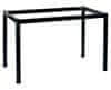 STEMA Kovový rám na stôl alebo písací stôl NY-A057/O, noha s priemerom 5 cm, nastaviteľné plastové nožičky, 176x76x72,5 cm, čierna