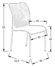 STEMA Kancelárske kreslo HN-7502/A GRAPHITE