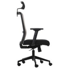 STEMA Otočná stolička s výsuvným sedadlom RIVERTON M/H - rôzne farby - čierno-šedá