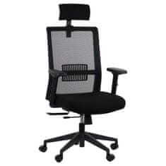 STEMA Otočná stolička s výsuvným sedadlom RIVERTON M/H - rôzne farby - čierno-čierna
