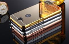 Kcatoon Hliníkový kryt MIRROR pre Huawei Y6 Pro - Zlatý