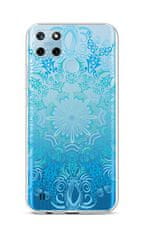 TopQ Kryt Realme C25Y silikón Blue Mandala 70587