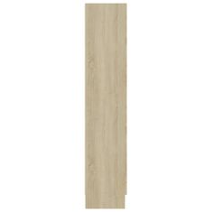 Petromila vidaXL Vitrína, dub sonoma 82,5x30,5x150 cm, kompozitné drevo