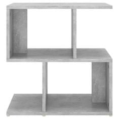 Petromila vidaXL Nočné stolíky 2 ks, betónovo sivé 50x30x51,5cm kompozitné drevo