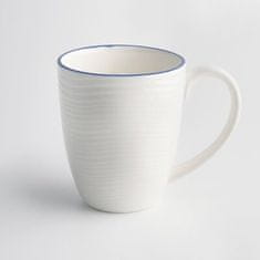 DUKA Krog 700 Ml Veľký Hrnček Biely Tmavomodrý Porcelán