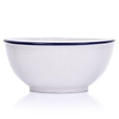 DUKA Krog 650 Ml Miska Biely Tmavomodrý Porcelán