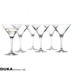 DUKA Sada Pohárov Na Martini Aura 6 Kusov 150 Ml Sklo