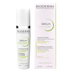 Bioderma Nočná pleťové sérum s peelingovým efektom (Sebium Night Peel Smoothing Concentrate ) 40 ml