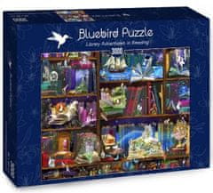 Blue Bird Puzzle Knižnica dobrodružstvo 3000 dielikov