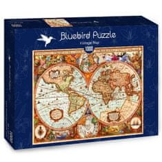 Blue Bird Puzzle Historická mapa 1000 dielikov