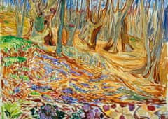 Blue Bird Puzzle brestový les na jar (1923) 1000 dielikov