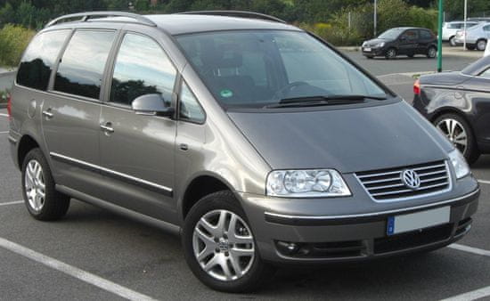 Plastové lemy blatníka VW Sharan I , SEAT Alhambra I, Ford Galaxy I 2001 - 2010 FaceLift, 4 dielna sada