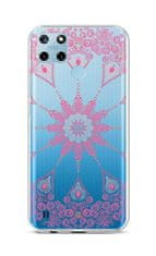 TopQ Kryt Realme C25Y silikón Pink Mandala 70600