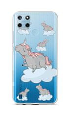 TopQ Kryt Realme C25Y silikón Grey Unicorns 70603