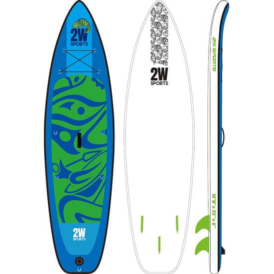 2W Sports  Alltour 10´8 MSL fusion nafukovací paddleboard kompletný set