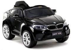 shumee Auto na batérie BMW X6 Black Leather, EVA