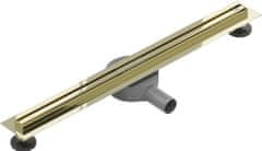 Mexen Flat 360 slim podlahový žľab 60 cm otočný zlato (1541060)