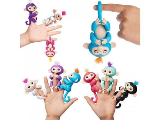 AUR Happy monkey - interaktívna opička fingerlings