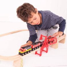 Bigjigs Rail CN nákladný vlak + koľaje