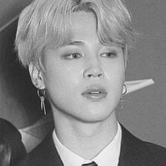 KPOP2EU BTS JIMIN Náušnice - B typ ROZEVÍRACIE