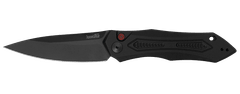 Kershaw 7800BLK LAUNCH 6 Black automatický vreckový nôž 9,5 cm, celočierna, hliník