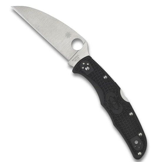 Spyderco C10FPWCBK Endura 4 Wharncliffe Plain Flat Ground vreckový nôž 9,6 cm, čierna, FRN