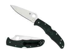 Spyderco C10PGRE Endura 4 Flat Gournd Racing Green vreckový nôž 9,7 cm, zelená, FRN