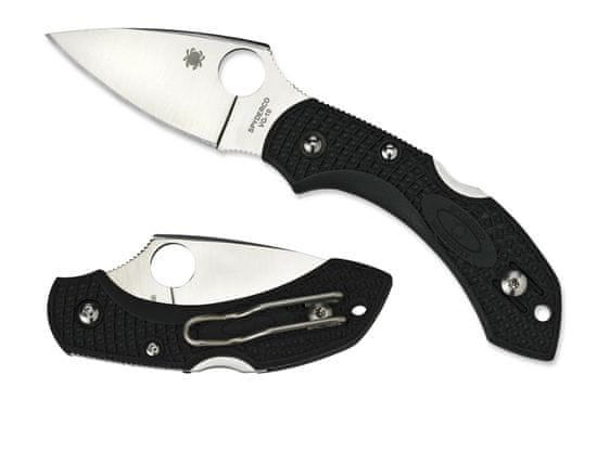 Spyderco C28PBK2 Dragonfly 2 Lightweight Black Plain vreckový nôž 5,7 cm, čierna, FRN