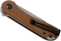 Civilight C907M Elementum Brown Micarta vreckový nôž 7,5cm, hnedá, Micarta