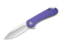 Civilight C907V Elementum Purple vreckový nôž 7,5cm, fialová, G10