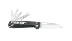 LEATHERMAN LTG832666 FREE K4 multifunkčný nôž 8,4cm, 9 funkcií, čierna