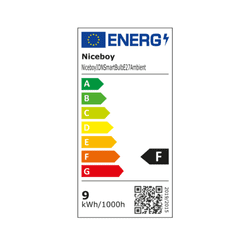 Niceboy Smart žiarovka ION AMBIENT E27 9W biela stmievateľná 2ks