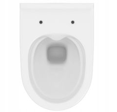 CERSANIT Mille - závesná wc misa CleanOn so SLIM pomaly padajúcim sedátkom z duroplastu, SET B291, biela, S701-453