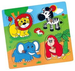 shumee Viga 59563 Puzzle s prekvapením - zoo