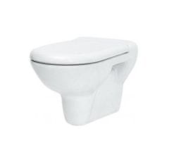 CERSANIT City, antibakteriálne toaletné sedátko z duroplastu, biela, K98-0127