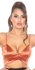 Amiatex Dámsky top 79922, bronzová, S